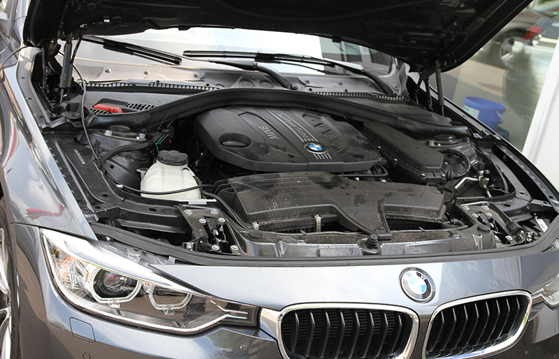 Testar den nya BMW 3-serien