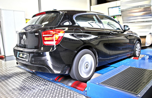 BMW 120d på dyno med PowerBox